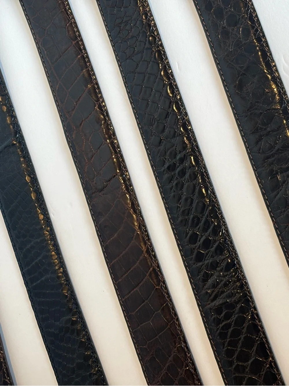 Giorgio’s Palm Beach (5) Men’s New Crocodile Belts